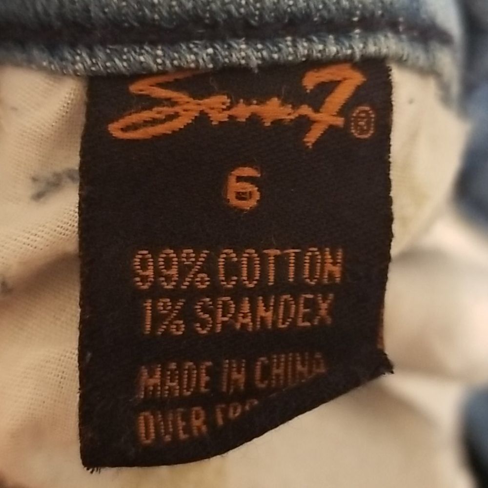 Seven 7 distressed boot cut jeans - Picture 7 of 8